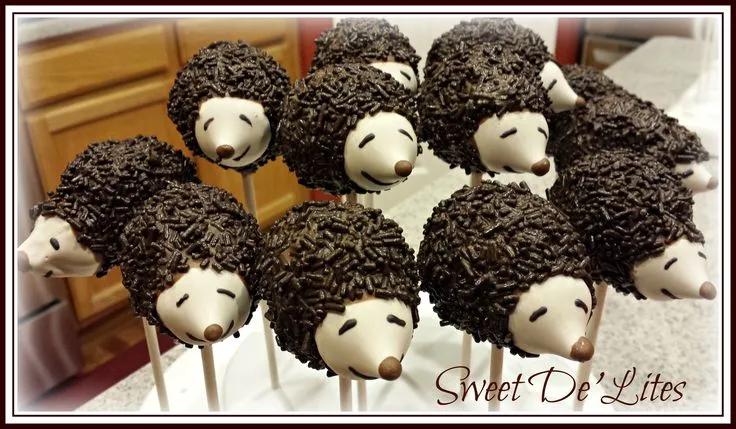 Hedgehog Cake Pops | Cake pop designs, Hedgehog cake, Lumberjack ...