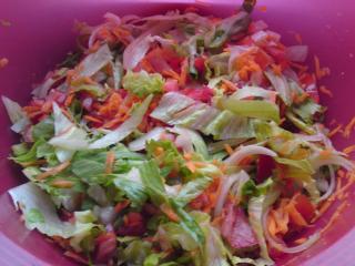 gemischter salat mit karotte
