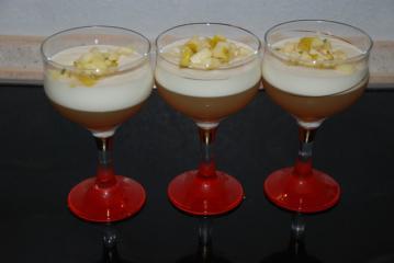 apfeldessert mit vanillecreme