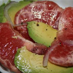 avocaosalat mit grapefruit