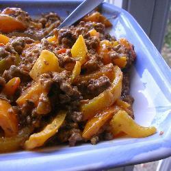 brasilianisches hackfleisch picadillo