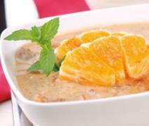 frühstückssuppe mit obst