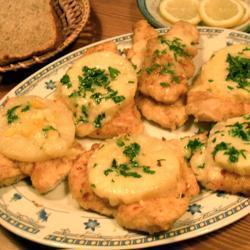 hühnerschnitzel mit ananas