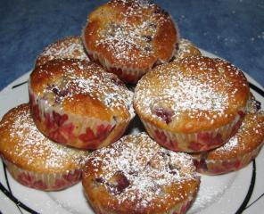 joghurt kirsch muffins