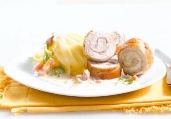 käse schinken putenroulade