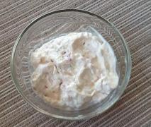 knoblauch radischen dip