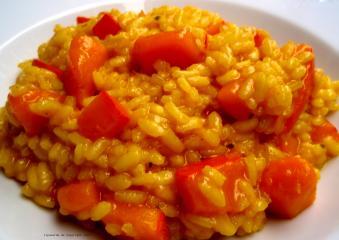 kürbis safran risotto