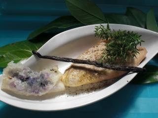 putensteaks mit vanille und pipalipfeffer