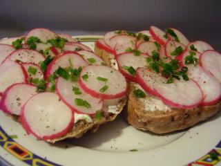 radieschen brot