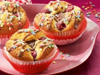 raffinierte kirsch nougat muffins