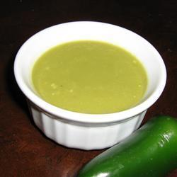 scharfe grüne chilisauce