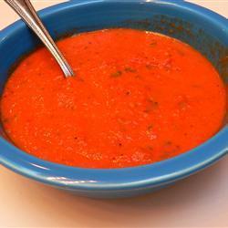 scharfe tomatensuppe