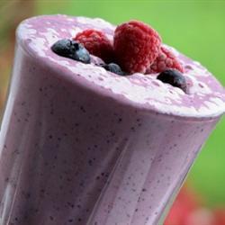 schneller beeren milchshake