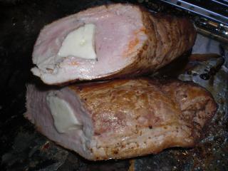 schweinefilet gefüllt mit etorki