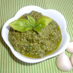 spaghetti mit kürbiskernpesto