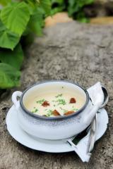 topinambursuppe mit petersilie