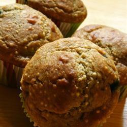 hirsemuffins mit honig