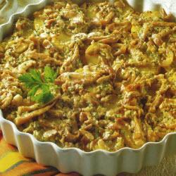 kartoffelquiche mit pilzen