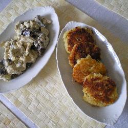 putenschnitzel pfanne mit morcheln und kokosmilch