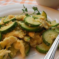 rührei mit zucchini