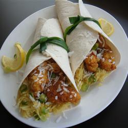 scharfe polynesische wraps