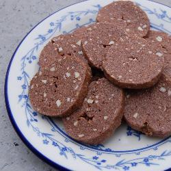 schokoplätzchen mit mandeln